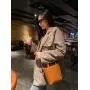 Luxury Ladies Casual Handbags Women'S Embossed Crocodile Genuine Cowhide Leather Tote Bucket Crossbody Shoulder Bag Purses