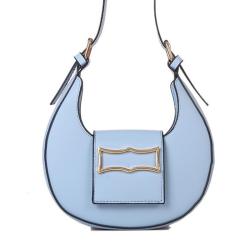 ZR492 Woman Bags Fashion Girl Solid Color Magnetic Button Messenger Bag PU Leather Single Shoulder Ladies phone Crossbody Bag