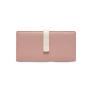 HR309 Women's PU Leather Simple and Long Ladies Wallet Wholesale Fashion Contrast Color Card Purse Long Buckle Clip Coin Holders