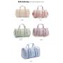 New Arrivals Personalised Best Gifts Women Travel Duffel Bag Gingham Custom Weekender bag Plaid Bridesmaid Bag