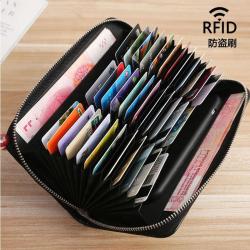 Long Wallets Casual RFID Zipper Cell Phone Purse Clutch Bag for Ladies Colorful PU Leather 2020 Fashion Brand Women Unisex