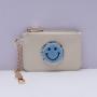 Candy Color Nylon Mini Waterproof Personalized Glitter Patches Custom Women Girls Portable Cute Keychain Wallet Coin Purse