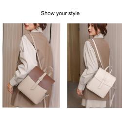 customization fashion genuine leather backpack elegant womens backpack purse leisure shoulder bags