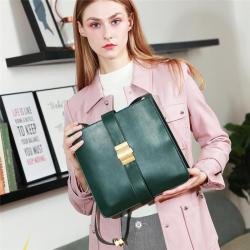 New arrival genuine leather messenger bag vintage casual bucket designer bags for women