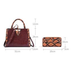 2024 Custom Printed Animal PU Leather Women Bag Handbag For Ladies Fashion Purse