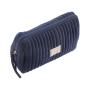 Private label capacity custom quilted vegan cosmetic bag storage makeup bag organizer