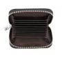 OEM/ODM Titular De La Tarjeta Pebble Leather Mens Rfid Blocking Credit Card Holder Wallets For Women Manufacturer