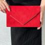 Women Faux Suede Envelope Evening Clutch Bags Formal Party Clutches Wedding Purses Cocktail Prom Clutches