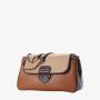 Susen Chrisbella 2022 new design cross body bag contrast color pu leather fashion shoulder bag leather crossbody bag women