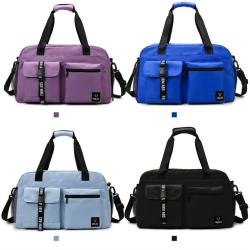 Gelory Customized Logo Durable Large Capacity Overnight Dry And Wet Separation Sport Bags Waterproof Oxford Cloth Gym Duffel Travel Bag
