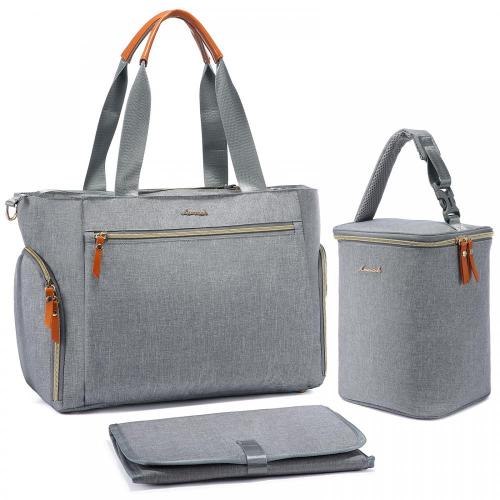 2022 Lovevook Waterproof mommy dad Portable Changing Pad baby diaper bags nappy wet Travel bags 3pcs diaper bags