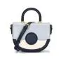 Custom Made Latest New Saddle Design Women Crossbody Semicircle Shape Shoulder Messenger Tote Bags for Women Handbags And Purses