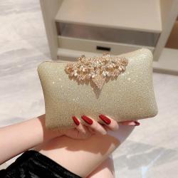 Hot selling shining sequin clutch bag ladies chain shoulder bags party wedding evening bags for women
