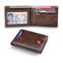 Nice leather front pocket card holder slim RFID men's wallets