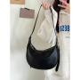 New Fashion Casual One Shoulder Crossbody Bag Versatile Dumpling Bun