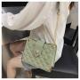 2023 Winter New Fashion Messenger Bag Thread Large Capacity Rivet Bag for Ladies Single Shoulder Chain Small Square Bag