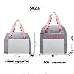 New Polyester Durable Womens Duffle Bag Weekend Large Capacity Fashion Cheap Women Travel Duffle Bags