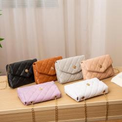 Women's High Quality PU and Leather Crossbody Bag Korean Style Casual Outdoor Chest Bag Fashionable Lady's Summer Messenger