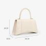 Wholesale Unique Shape Women Handbags Luxury Leather Ostrich Pattern Ladies Oem Purses And Handbags