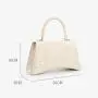 Wholesale Unique Shape Women Handbags Luxury Leather Ostrich Pattern Ladies Oem Purses And Handbags