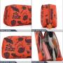 Custom Printed Waterproof Cosmetic Purse Tropical Bohemian Floral Makeup Bags Nylon Pouches Balloon Flamingo Leaves Leopard