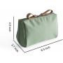 Professional Made Solid Color Mini Portable Handbag Cosmetic Bag Girls Nylon Small Makeup Bag