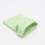 Promotion White Green Cotton Canvas Gift Packaging Skincare Makeup Bag Cotton Dust Pouch With Logo Printed