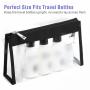 Gelory Wholesale multifunctional transparent travel cosmetic bag waterproof large cosmetic bag large cosmetic storage bag
