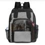 GELORY Customized Outdoor Sports Travel Mesh Backpack Schoolbags College Students See Through Mesh Backpack