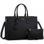 LOVEVOOK New OEM ODM fashion canvas laptop tote handbag briefcase for work large quality Leather laptop office bags for women