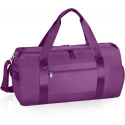 Custom Logo Small Gym Bag Women Sports Travel Duffel Bags Weekender Overnight Bag with Wet Pocket and Shoes Compartment