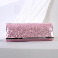 Glitter women long clutch bags with chain shiny dinner dress clutch purses and handbags for women evening bags factory wholesale