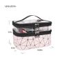 Printing Clear Pvc Pouch Zip Lock Frosted Pvc Zipper Pouch Plastic Makeup Pouch Toiletry Beauty Wash Kit Bags For Cosmetics Kits