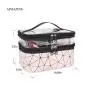 Printing Clear Pvc Pouch Zip Lock Frosted Pvc Zipper Pouch Plastic Makeup Pouch Toiletry Beauty Wash Kit Bags For Cosmetics Kits