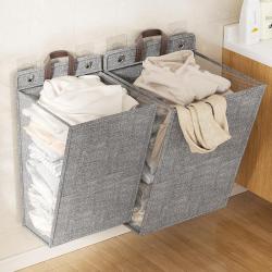 Household Dirty Clothes Storage Basket Folding Dirty Clothes Basket