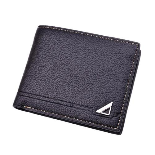 Hot sell   2022 Men's wallet  short fashion open soft wallet casual  pattern multi-card position large-capacity wallet for man