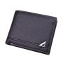Hot sell   2022 Men's wallet  short fashion open soft wallet casual  pattern multi-card position large-capacity wallet for man
