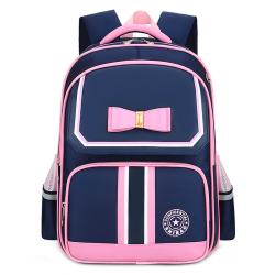 China Custom Fashion Letter Printed Preschool Backpack With Bowknot Kids Elementary Primary Students For Girls Boys