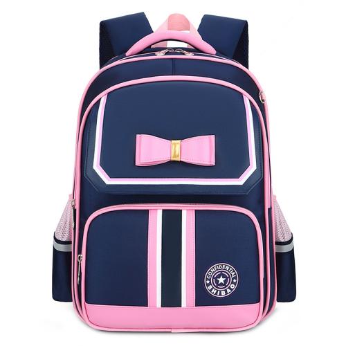 China Custom Fashion Letter Printed Preschool Backpack With Bowknot Kids Elementary Primary Students For Girls Boys