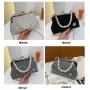 KBW352 New Clip Mouth Pearl Dinner Women Diamond Bag Fashion Texture Handheld Crossbody Swan Shoulder Ladies Bag
