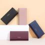 2024 Spring Woman's Long Wallets Female Purses And Handbags Card Holder PU Leather Wallets Zipper Coin Money Clip Bag Red Wallet carteras para mujer