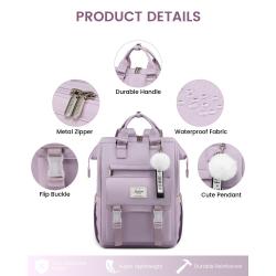 LOVEVOOK custom large ladies casual school backpack 2023 cute student bag 15.6inch laptop travel backpack for women and girls