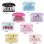 New PatternTransparent Waterproof  Lightweight With Handle Custom Zipper Pouch Makeup Bag Custom Cosmetic Bag