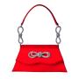 2024 Custom Crystal Bowknot Silk Shoulder Underarm Bag For Ladies Women Design