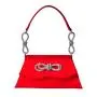 2024 Custom Crystal Bowknot Silk Shoulder Underarm Bag For Ladies Women Design