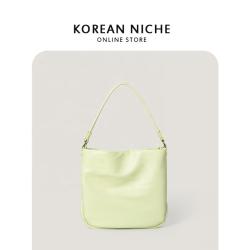 New Single Shoulder Bag for Women's Small and High end High Capacity Handbag PU Soft Leather Simple Tote Bag