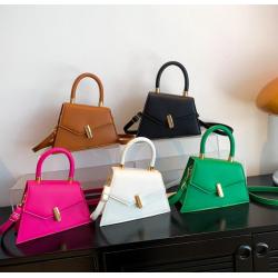 Texture fashion handbag niche ladies design bag 2024 pu crossbody bag simple women shoulder bag