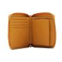 Luxury leather woman wallet custom printing ladies zipper closure clutch wallet