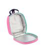 Custom Insulated Food Bag for Children Women Soft Cooler Tote Bag Zipper Closure Sturdy Handle Pink Unicorn Printed Lunch Bag