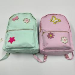 15 Inch Durable Waterproof Nylon Backpack Custom Lightweight Students Girls College School Bags Women's Backpacks